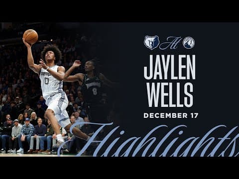Jaylen Wells Highlights vs. Minnesota Timberwolves