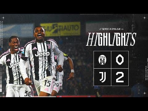 PERFECT WAY TO CLOSE THE YEAR | Pisa 0-2 Juventus | HIGHLIGHTS Serie A