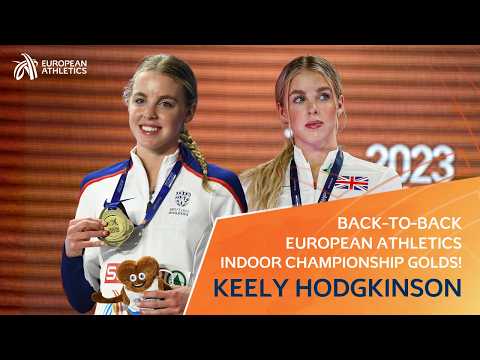 World Record Holder In Action! 👊 Keely Hodgkinson's Back-To-Back European Indoor Championship Golds