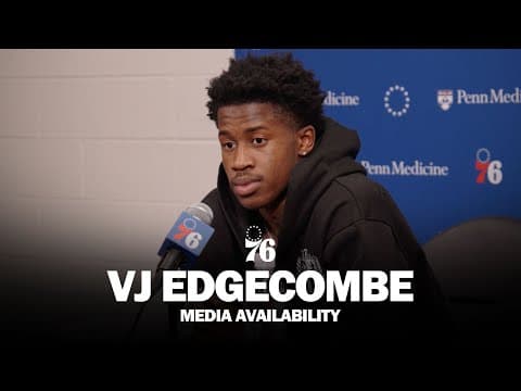 Philadelphia 76ers Postgame Media Availability 🎙️ | VJ Edgecombe | 11.19.25