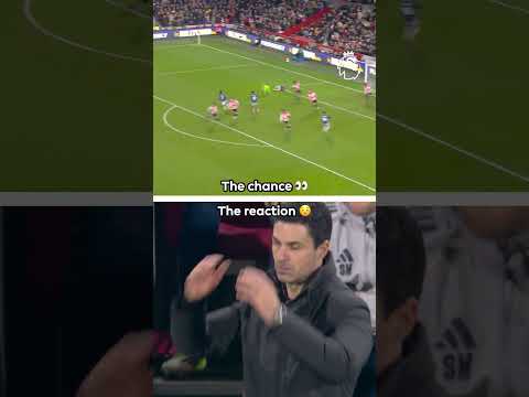 Arteta Couldn't Believe His Eyes 👀