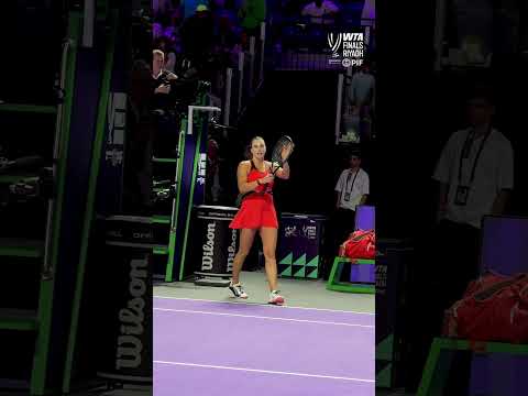 Aryna Sabalenka is BACK in the WTA Finals final 😤 #wta #tennis #sports