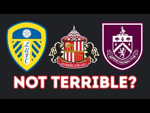 Wait, Are The Promoted Clubs Actually... Good?