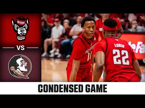 NC State vs. Florida State Condensed Game | 2025-26 ACC Men's Basketball