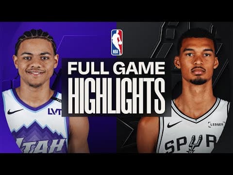 JAZZ at SPURS | FULL GAME HIGHLIGHTS | January 19, 2026
