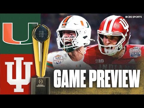 Miami vs Indiana National Championship PREVIEW | Predictions and Best Bets