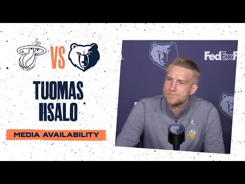 Tuomas Iisalo Press Conference | Grizzlies vs. Heat