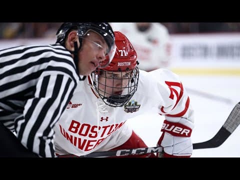 Macklin Celebrini highlights from 2024 Frozen Four run