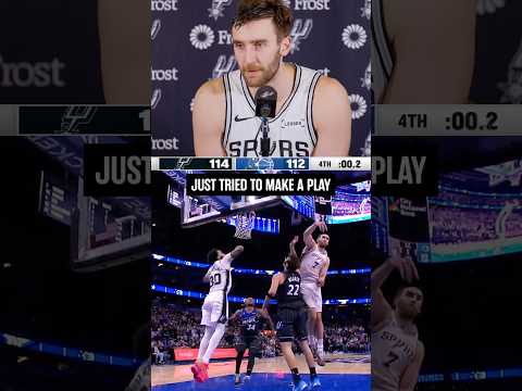 Breaking down that final play 🎥 #nba #spurs #lukekornet