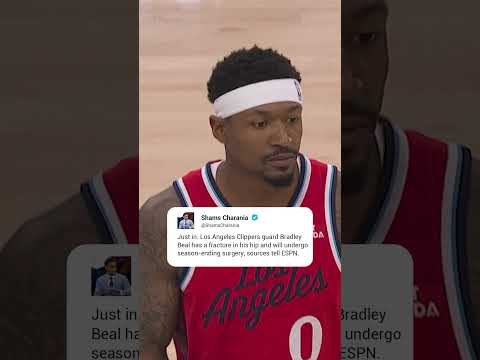 Breaking: Bradley Beal is out for the remainder of the season