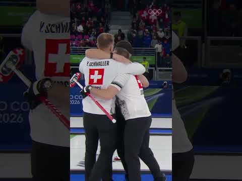 Switzerland secure the bronze medal in men’s curling! 💪🥉 #Olympics #MilanoCortina2026