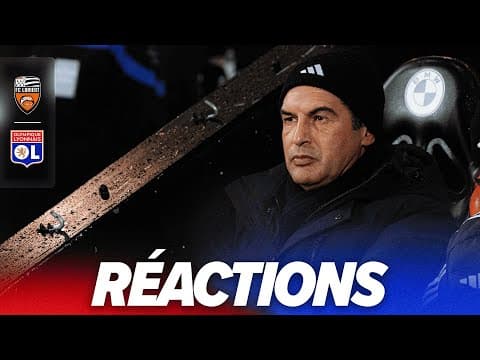Paulo Fonseca après FC Lorient - OL : "Nous avons manqué d'agressivité"