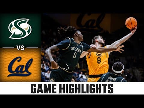 Sacramento State vs Cal Game Highlights | 2025-26 ACC Men's Basketball