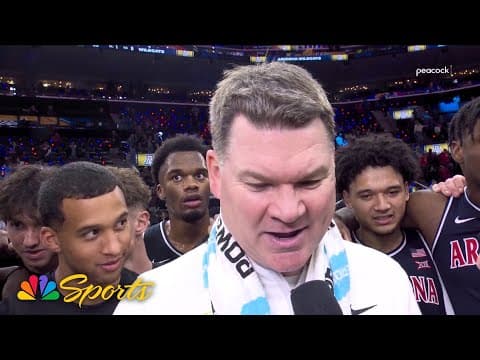 Tommy Lloyd, Arizona pick up another huge victory against rival UCLA | Big 12 Basketball on NBC