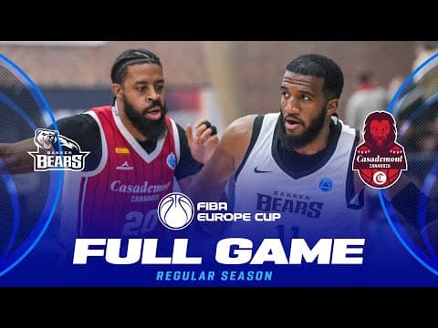 LIVE - Bakken Bears v Casademont Zaragoza | FIBA Europe Cup 2025-26 | Regular Season