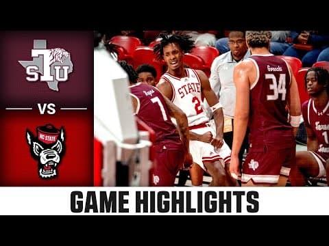 Texas Southern vs NC State Game Highlights | 2025-26 ACC Men's Basketball
