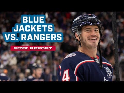 Blue Jackets Face the Rangers for the First Time This Season! 💪 | Rink Report