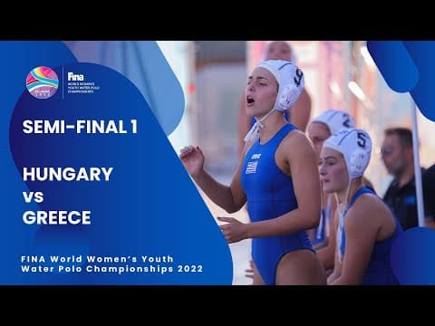 Epic Semi-Final 1 Clash | FINA Women's Youth Water Polo 2022