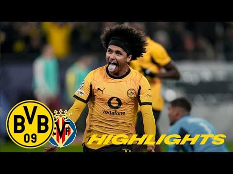 BVB - Villarreal 4:0 | All Goals & Highlights