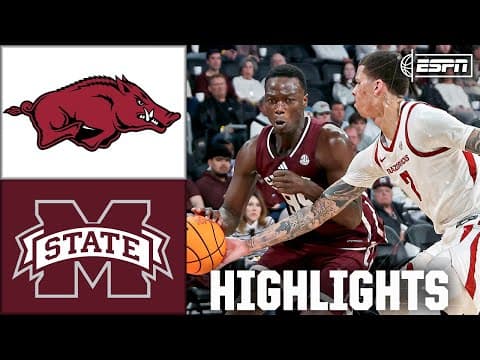 Arkansas Razorbacks vs. Mississippi State Bulldogs | ESPN College Basketball