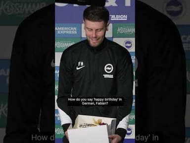 Hurzeler SUPRISED With Cake! 🎂🥳