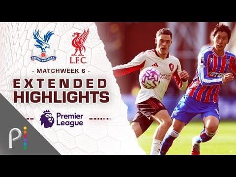 Crystal Palace v. Liverpool | PREMIER LEAGUE HIGHLIGHTS | 9/27/2025 | NBC Sports