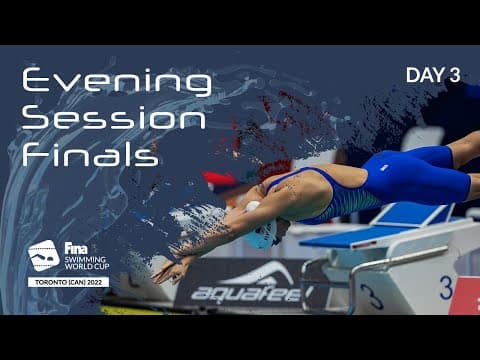 LIVE | #Swimming WORLD CUP 2022 | Toronto | FINALS | Day 3