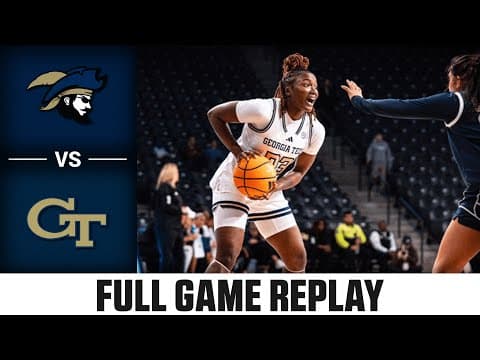 Charleston Southern. vs. Georgia Tech Full Game Replay | 2025-26 ACC Women's Basketball