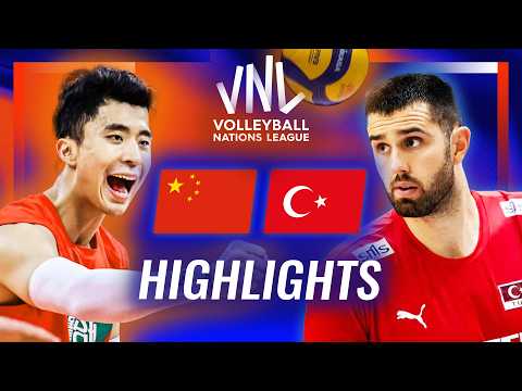 China 🇨🇳 vs. Türkiye 🇹🇷 - Highlights | Week 2 | Men's VNL 2026