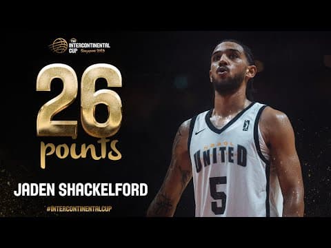 Jaden Shackelford (26 PTS) | Player Of The Game | GLU vs ILL | FIBA ICC 2025