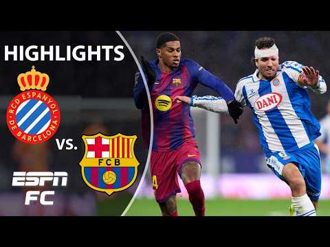 INTENSE MATCH 😤 Espanyol vs. Barcelona | LALIGA Highlights | ESPN FC