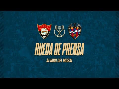 RUEDA DE PRENSA de Álvaro del Moral previa al encuentro de Copa del Rey ante el CD Cieza