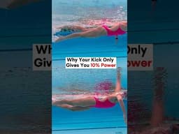 Keep your kick narrow. Keep your legs long. Keep it light. Think 2–3 out of 10 effort.