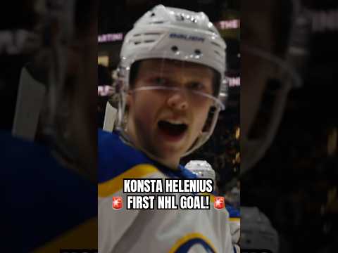KONSTA HELENIUS FIRST #NHL GOAL‼️ #goals #hockey #buffalosabres