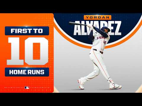 Yordan Alvarez is the 1ST player to 10 HOME RUNS in 2026! 😤🔥| MLB Highlights