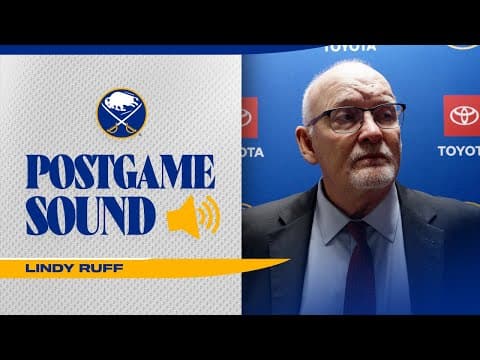 "We Missed Our Chances" | Lindy Ruff After 6-3 Loss To Hurricanes | Buffalo Sabres