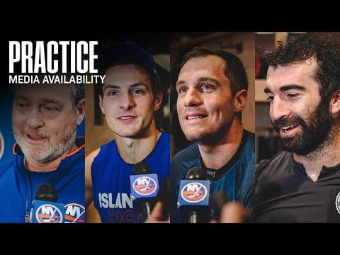 New York Islanders Practice Media Availabilities | 10/17/25
