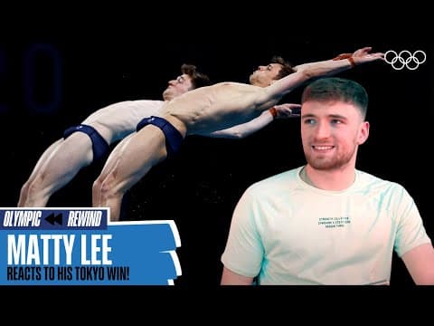 "Me and Tom didn't speak at all!" | Matty Lee reacts to his gold medal performance with Tom Daley!