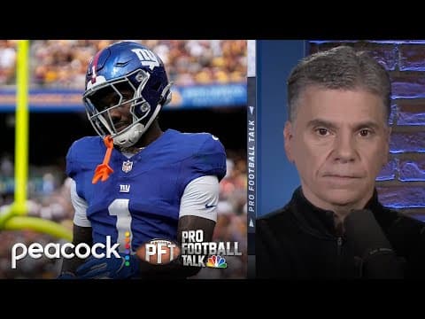 Giants' Malik Nabers unpacks sideline frustration from Week 1 loss | Pro Football Talk | NFL on NBC