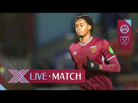 LIVE: Aldershot Town v West Ham United U21 | National League Cup