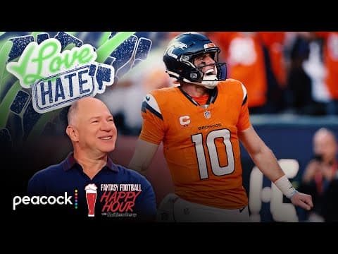 Bo Nix, Justin Herbert headline the Week 8 QB Love list | Fantasy Football Happy Hour | NFL on NBC