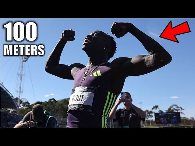 Gout Gout CRUSHES 100 Meters In Dominant WIN! || 2026 Australian Junior Champs