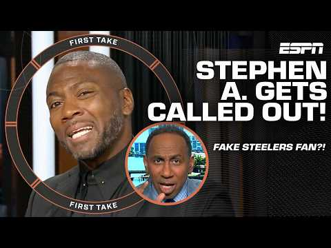 Ryan Clark CALLS OUT Stephen A.‘s FAKE Steelers fandom in HEATED debate 🔥🤣 | First Take