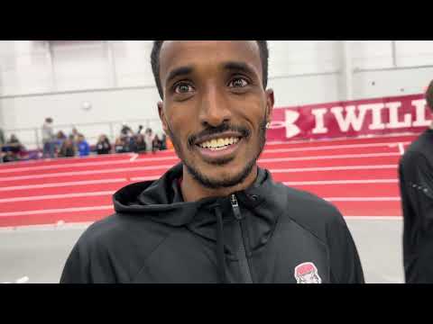Habtom Samuel happy with win at BU Opener, is chasing sub-13 in 2026