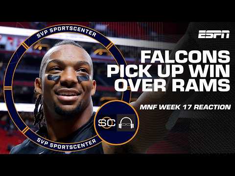 Rams vs. Falcons REACTION 🍿 Stafford throws 3 INT & Atlanta holds off LA's comeback | SC with SVP