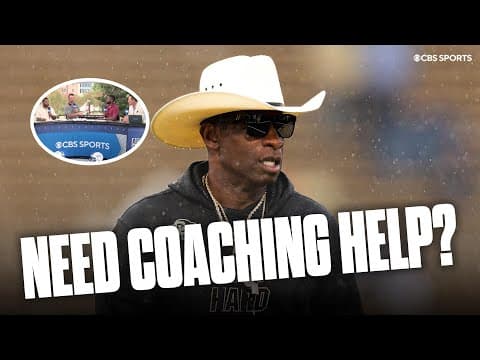 College Football pregame crew says that Coach Deion Sanders needs situational coaches on his staff 👀