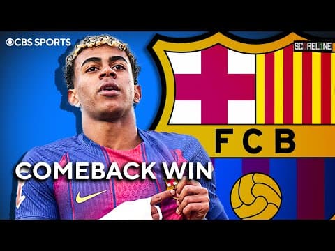 Barcelona COMEBACK Win vs. Alaves | Lamine Yamal scores | Flick's side Bounces Back | Scoreline