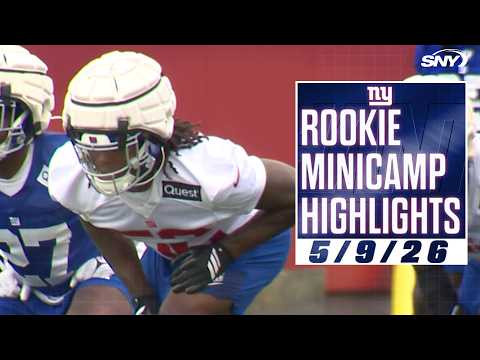 Arvell Reese, Francis Mauigoa, Malachi Fields, Colton Hood | Giants Rookie Camp Highlights Day 2