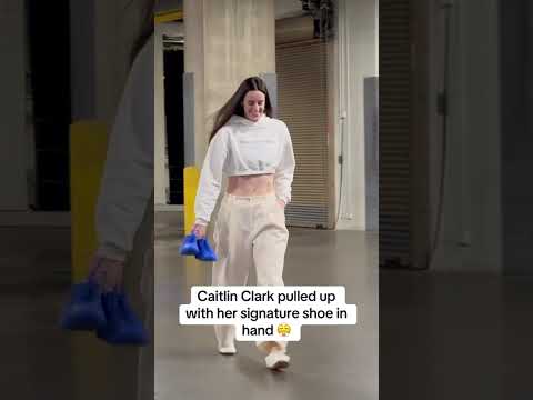 Caitlin Clark with the debut of her signature shoe 🔥 (via @indianafever/TT)