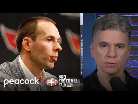 Arizona Cardinals’ Jonathan Gannon on hot seat entering Week 12 | Pro Football Talk | NFL on NBC
